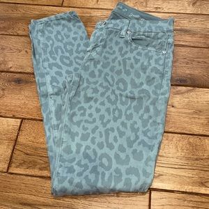 7 for all mankind gwenevere size 26 animal print